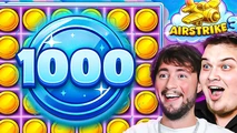 OMG 1000X COIN ON AIRSTRIKE BONUS BUYS!