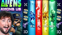 NEW LIFE AND DEATH SLOT IS AMAZING!? (Aliens Among Us)