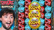 INSANE 1250X WIN ON BATTLE SHARKS SLOT!