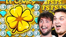 OUR BIGGEST EVER WIN ON LE COWBOY 5 SCATTER BONUS!