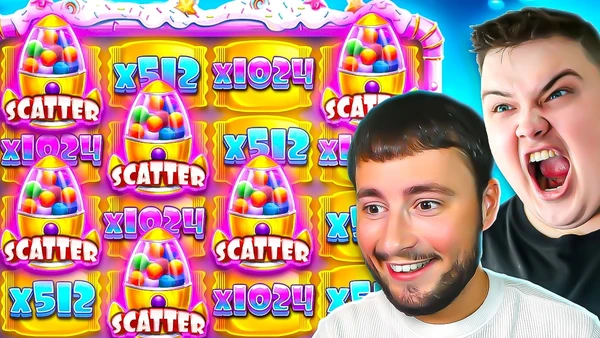 FINALLY.. DOUBLE RETRIGGER On SUGAR RUSH 1000! (insane)