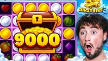 *RECORD WIN* 9000X ON AIRSTRIKE SUPER BONUS!
